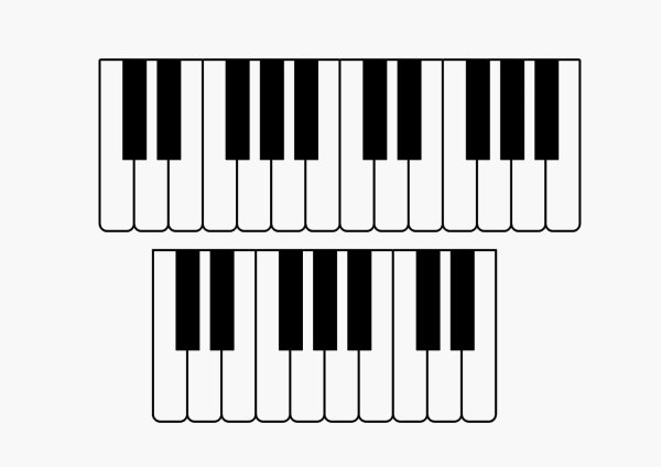 Клавиши фортепиано