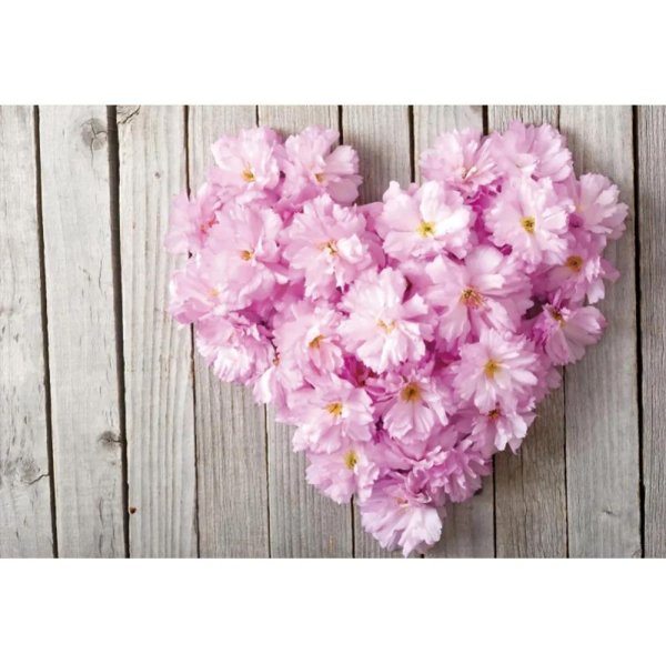 цветочное сердце