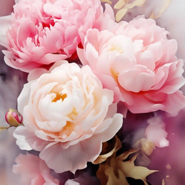 картины пионы