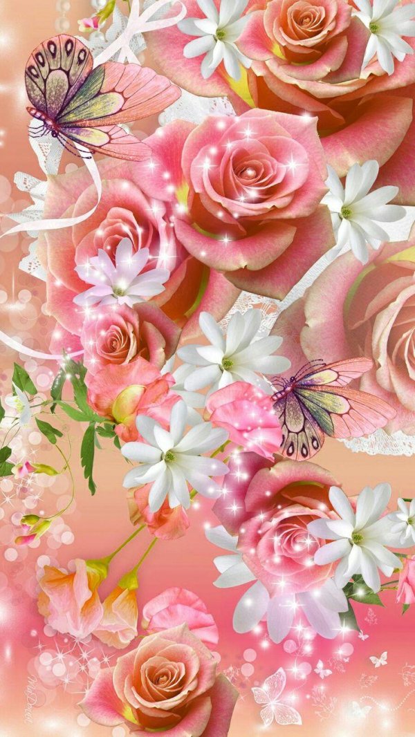 цветочные фоны