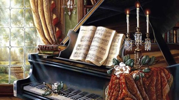 С роялем