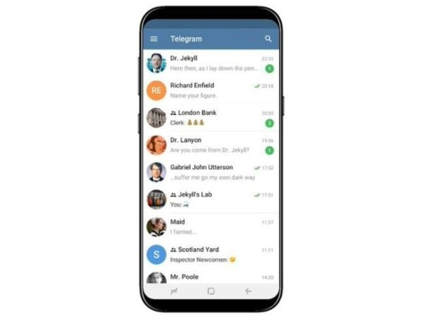 На телеграмм