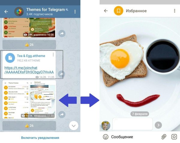 На телеграмм