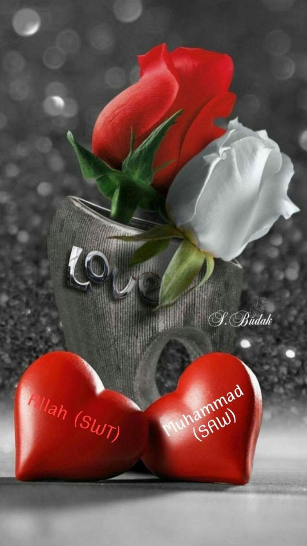 сердце цветок