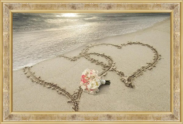 модульная картина любовь