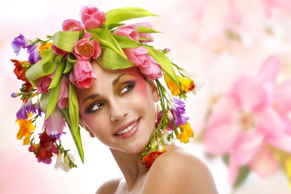 весна и женщина