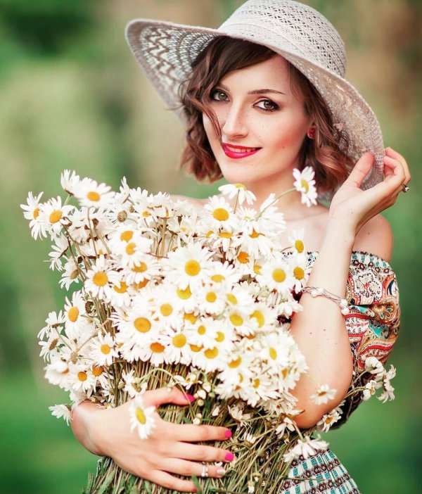 с ромашками