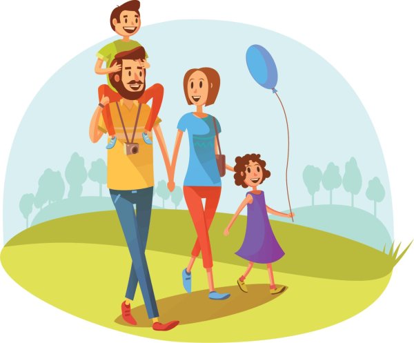 Дружная семья