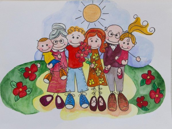 Дружная семья