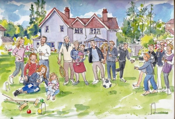 Дружная семья