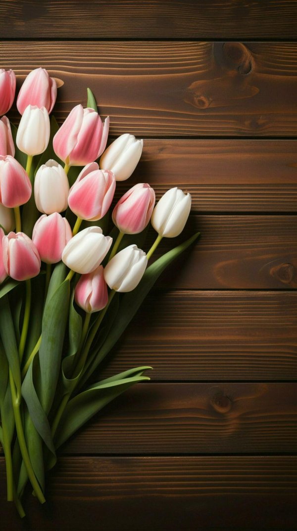 Тюльпаны вертикальные