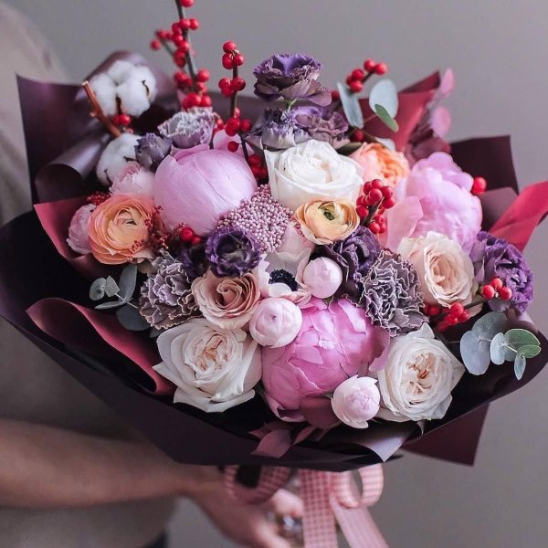 модные букеты