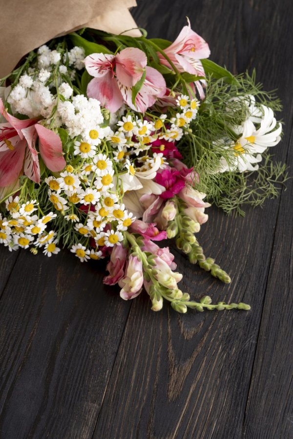 летние букеты