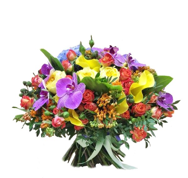 яркие букеты