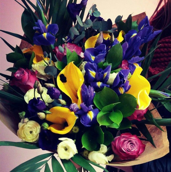 букет ирис