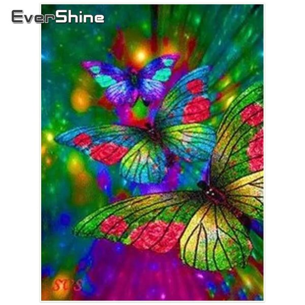 Бабочки яркие