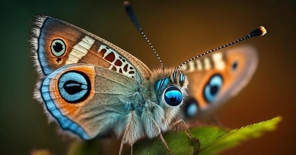 Бабочки яркие