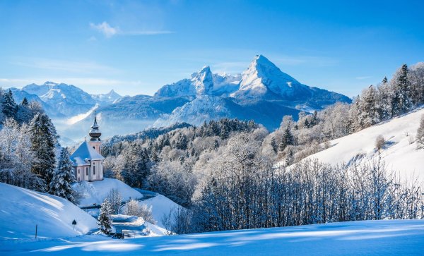 На рабочий стол зима