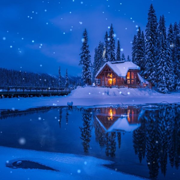 На рабочий стол зима