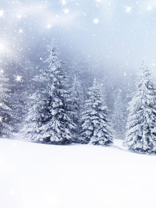 Зима с надписями