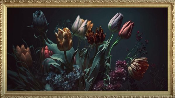 тюльпаны натюрморт