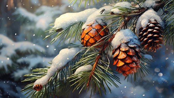 На рабочий стол телефона зима