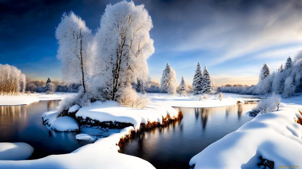 На рабочий стол зима на весь экран