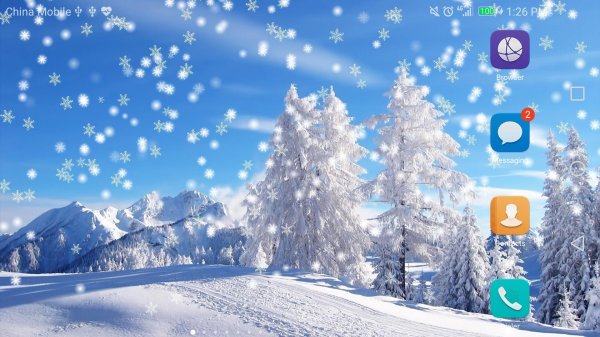 На рабочий стол зима на весь экран