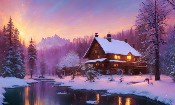 Зима пейзажи снежные