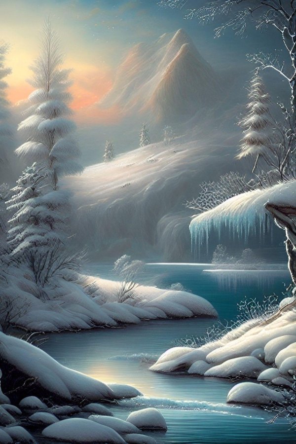 Зима пейзажи снежные