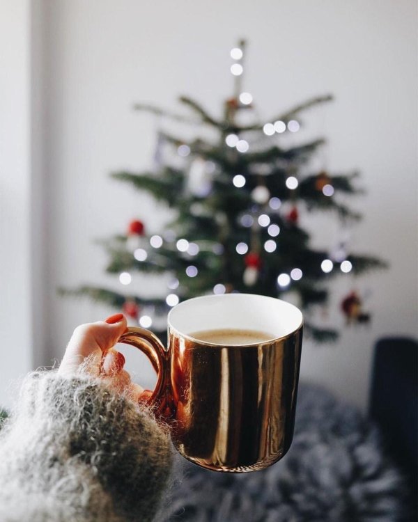 Кофе утро зима