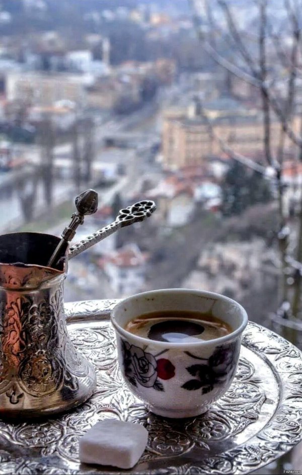 Кофе утро зима