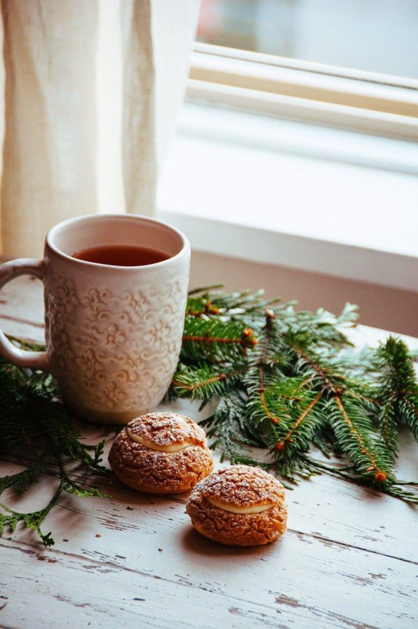 Кофе утро зима