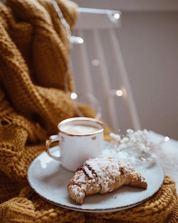 Кофе утро зима