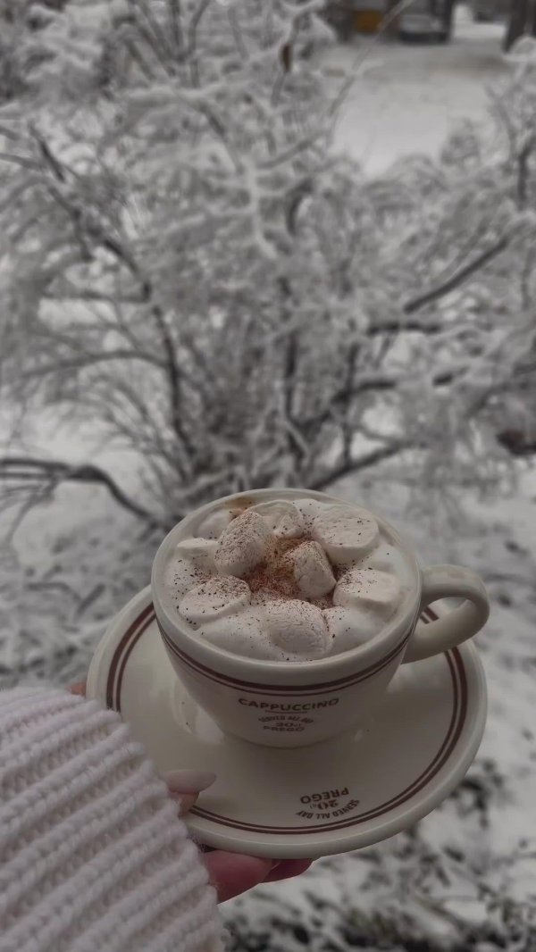 Кофе утро зима