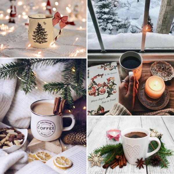 Кофе утро зима