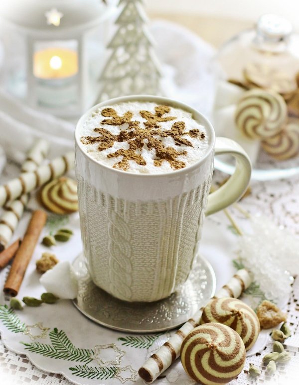 Кофе утро зима