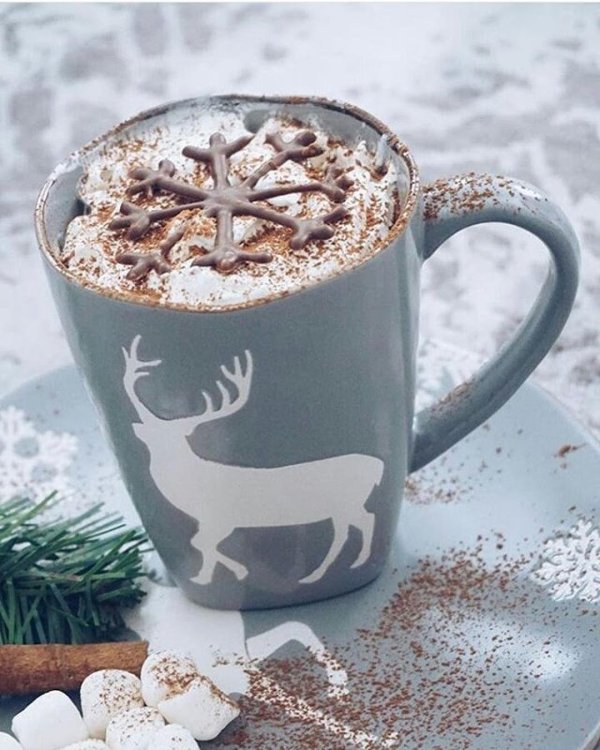 Кофе утро зима