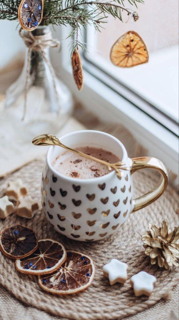 Кофе утро зима