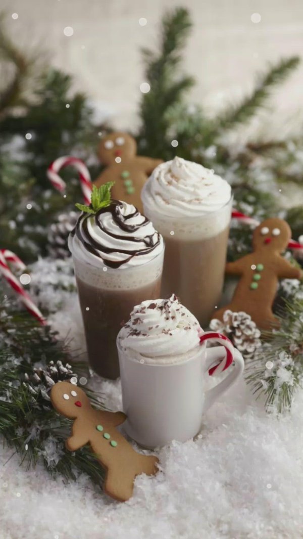 Кофе утро зима