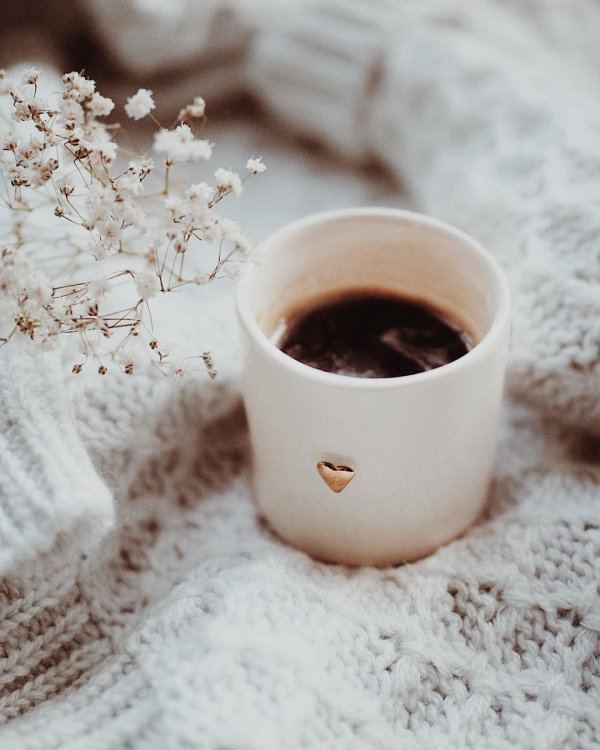 Кофе утро зима