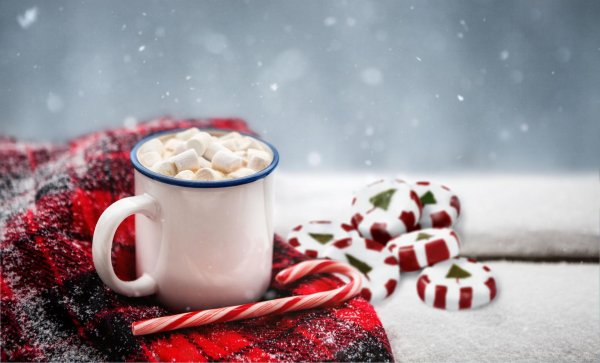 Кофе утро зима