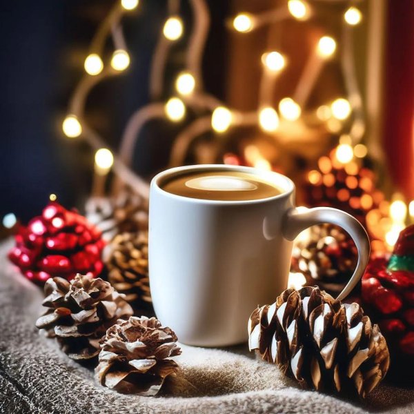 Кофе утро зима