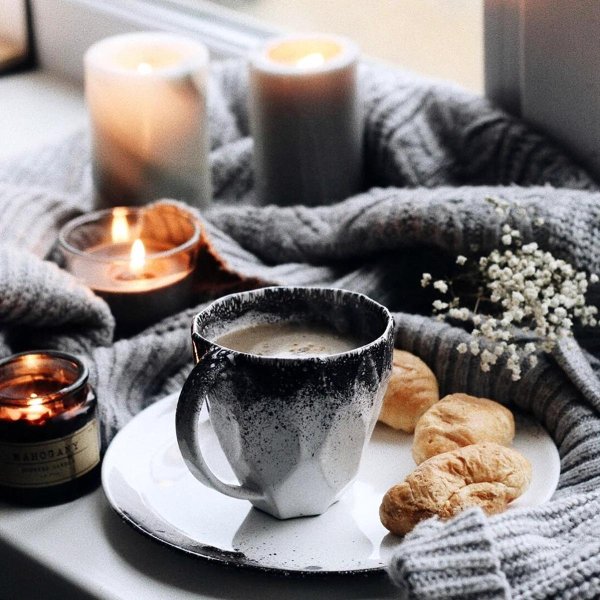 Кофе утро зима