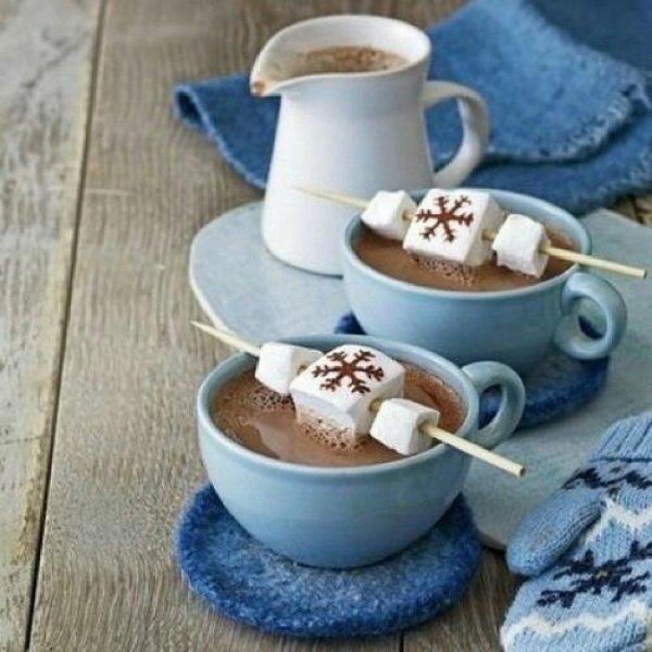 Кофе утро зима