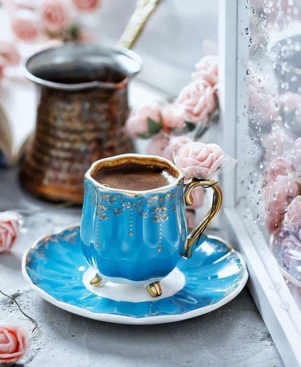 Кофе утро зима