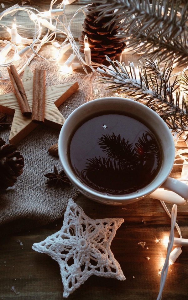 Кофе утро зима