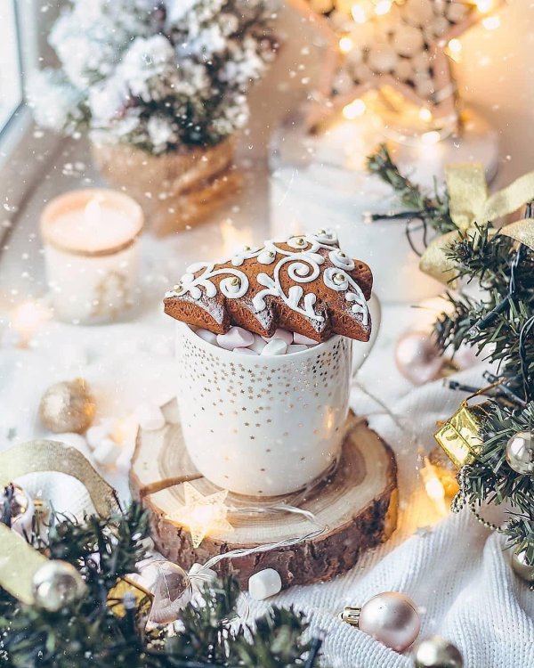 Кофе утро зима