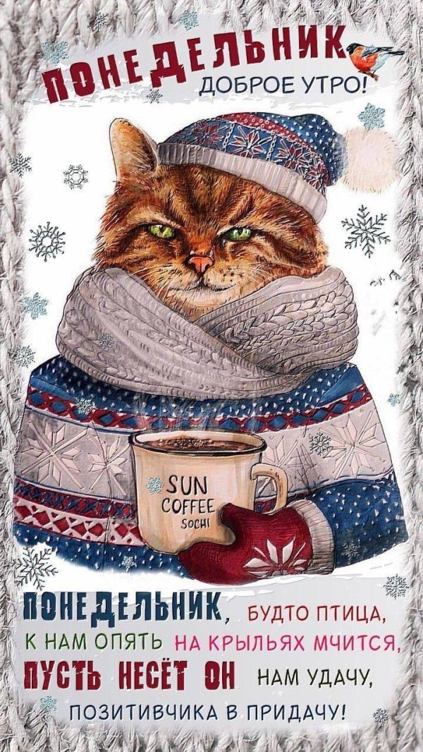 Доброго понедельника зима