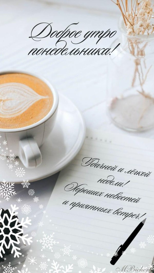 Доброго понедельника зима